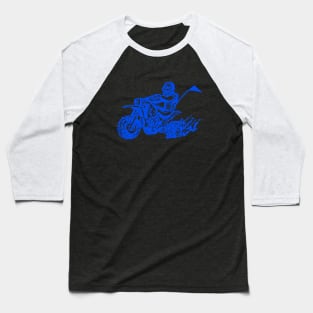 Three Wheeler- Greatest invention since gasoline (Blue design) Baseball T-Shirt